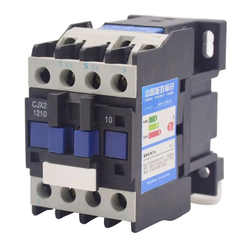 

CJX2-1210 AC Contactor 9A General 50Hz Coil Contact Motor Control Protection AC Contactor Voltage 380V 220V 50Hz