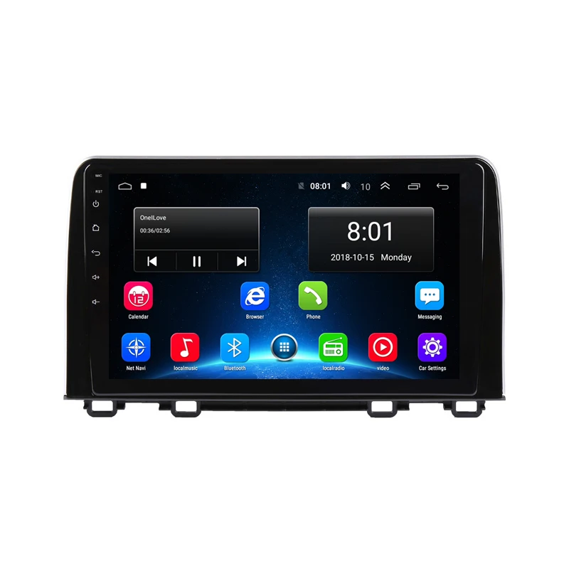 Discount 9" 2.5D IPS Screen 2G RAM 32G ROM Android Car DVD GPS For HONDA CRV 2017 2018 2019 audio car radio stereo tape recorder headunit 16