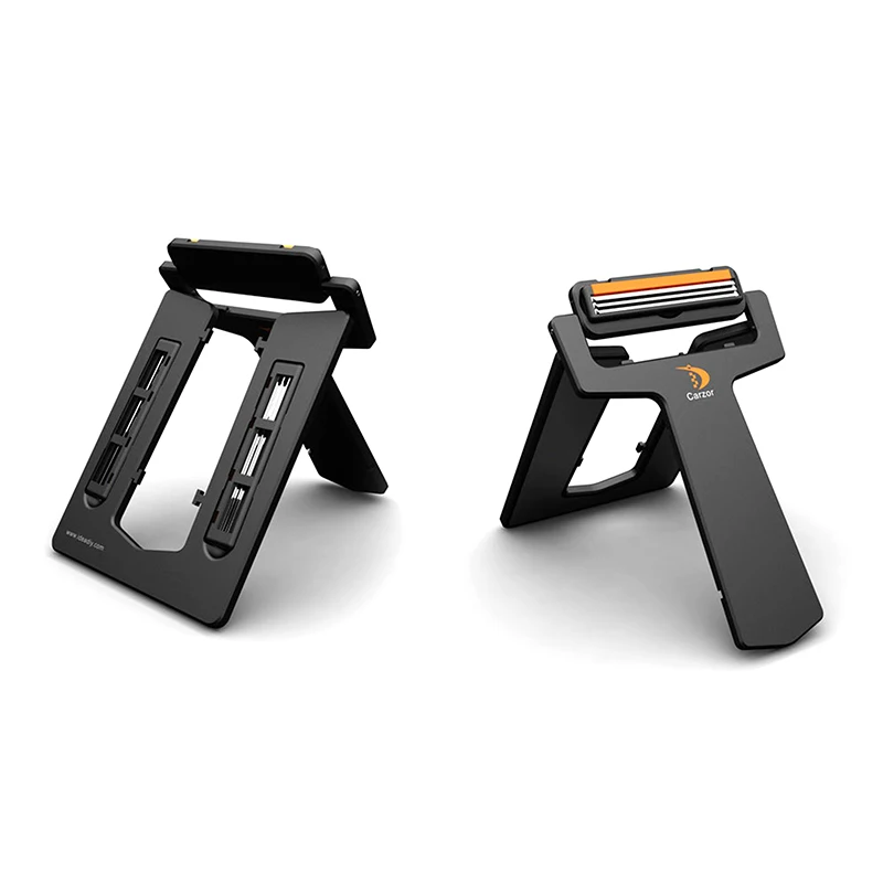 Outdoor Ultra-portable Card Shaver Pocket Razor Safety With Mirror & Blades 85.6mmx53.98mmx3mm | Красота и здоровье