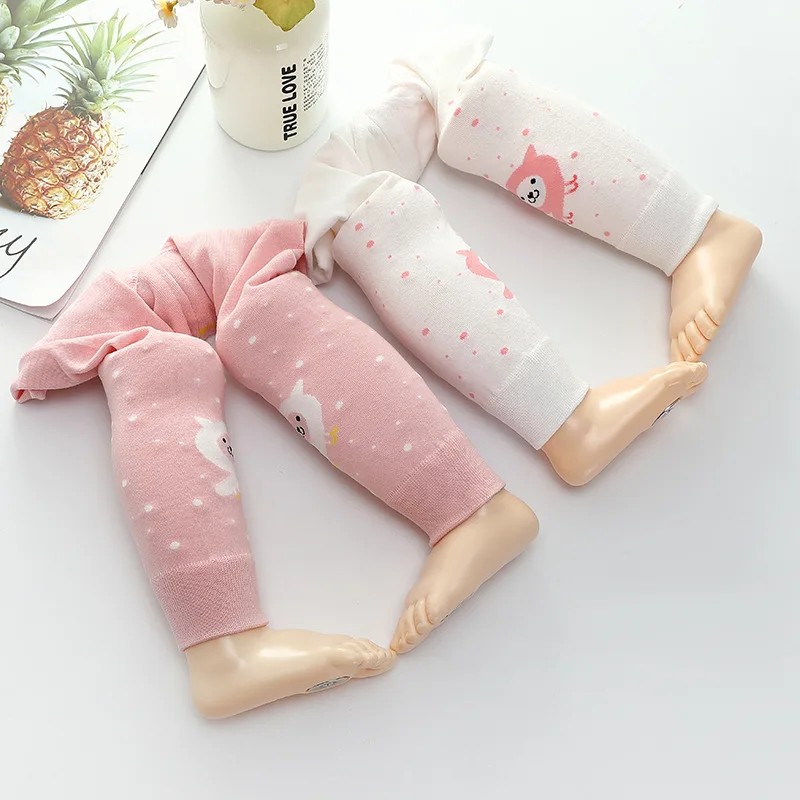 

Spring And Autumn New Style Girls Baby Big Pp Pants Pure Cotton Baby Pants Dual File CHILDREN'S Trousers Medium Thick Leggings