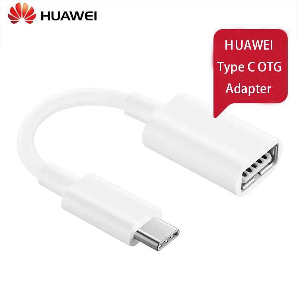Original Huawei Type C USB 3.1 Male To OTG Type-A Female Adapter Cord For P40 P20 P30 Pro Mate10 20 30 Honor 10 | Мобильные телефоны