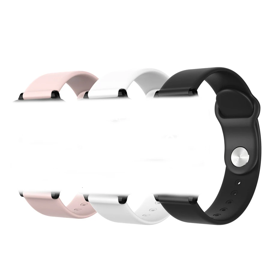 Only 3pcs Strap B57 умные часы водонепроницаемые спортивные для iphone телефон Smartwatch монитор сердечного ритма функции кровяного давления для женщин мужчин малыш - Цвет: Only 3pcs Strap