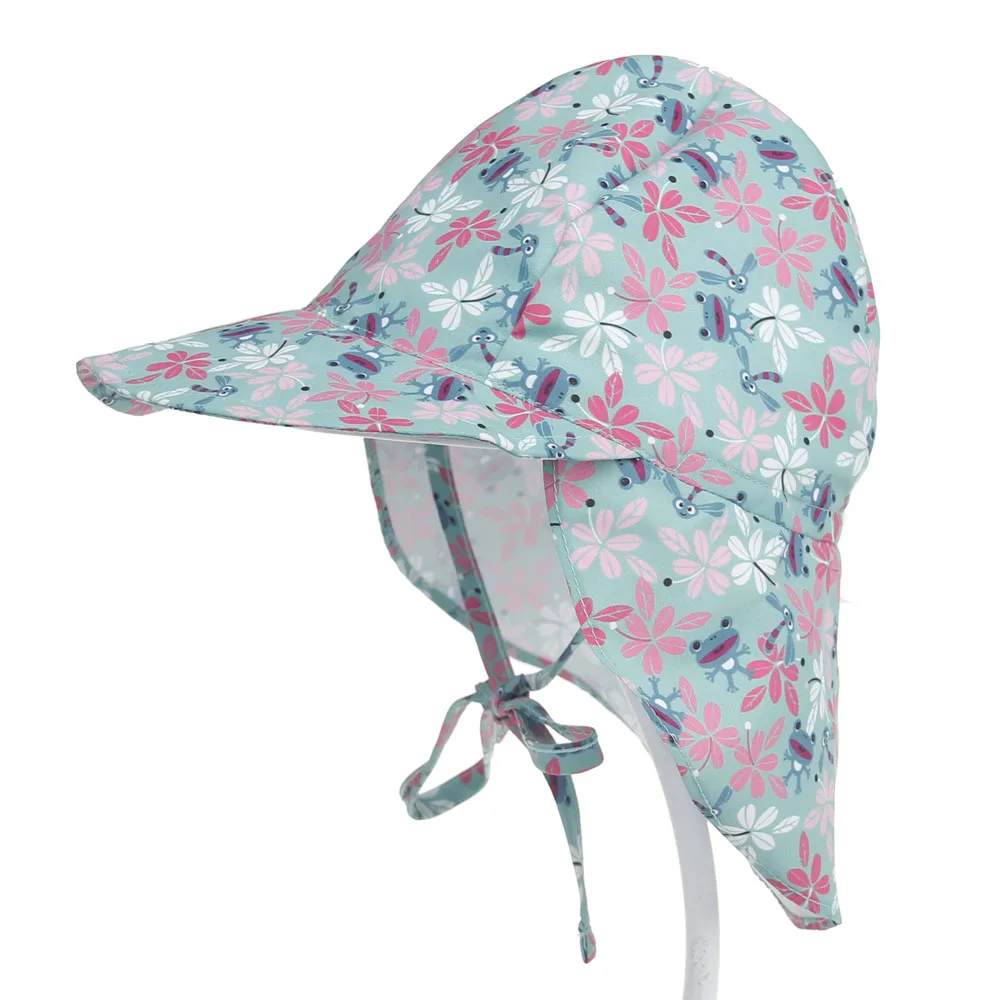 baby accessories Toddler Kids Sun Protection Hat UPF 50+ UV Protection Cotton Bucket Cap Adjustable Flap Hat accessoriesbaby easter  Baby Accessories