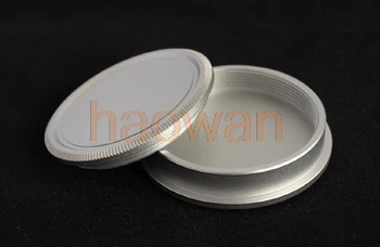 

metal Rear Lens Cap / Cover+Camera Body Cap for m42 42mm 42 screw Praktica Zenit Mount black silver