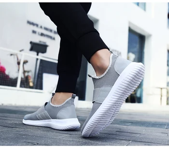 

2019 Summer Men Fashion Shoes Mesh Casual Male Shoes Slip On For Men Breathable Shoes For Men Male Sneakers S2351-2375