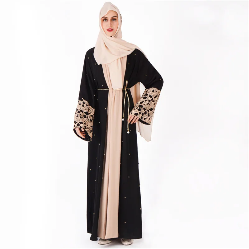 

Muslim Robe Arab Islamic Clothing Woman Casual Kaftan Latest Abaya Dubai Embroidery Hijab Clothes Ramadan Middle Eastern Dresses
