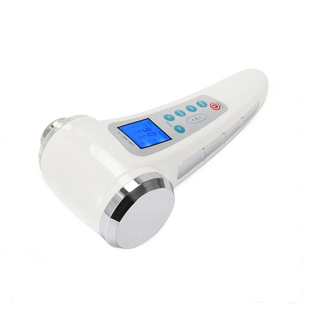 Ultrasound Galvanic Ion Skin Pores Cleaning Massager 7 LED Photon Skin Lift Rejuvenation Anti-wrinkle Facial Care Beauty Devices