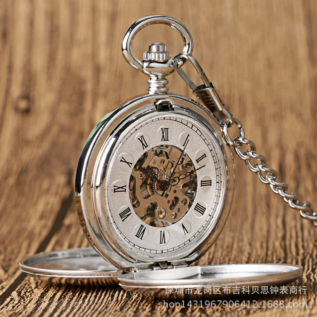 Large Pocket Watch With Double Open Cover