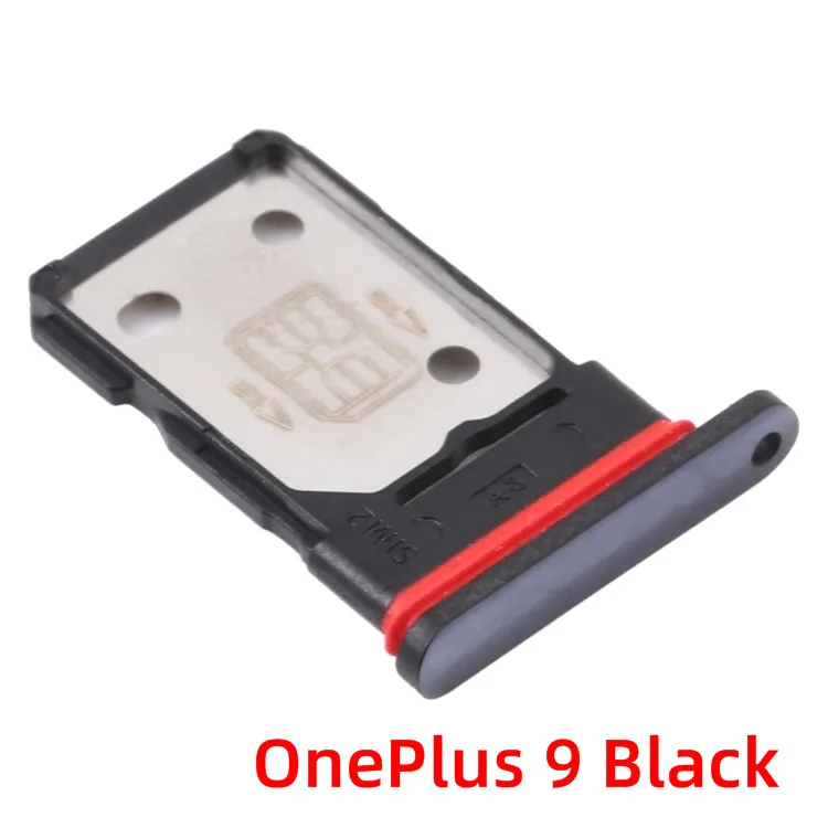 iphone mobile frame Sim Tray For Oneplus 9 Pro SIM Card Tray Replacement Parts SIM Card Slot Holder Oneplus 9, 9R Sim Card Slot aluminium frame phone Housings & Frames