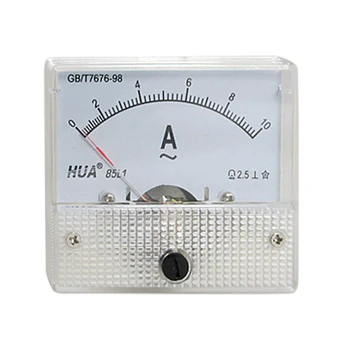 

Class 2.5 Accuracy AC 0-10A Analog Panel AMP Meter 85L1