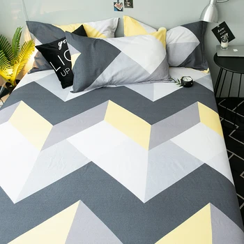 

Northern European-Style Bed Sheet Quilt Bedding Quilt Dormitory Bedding Men's And Women's-Style Three-Piece Set