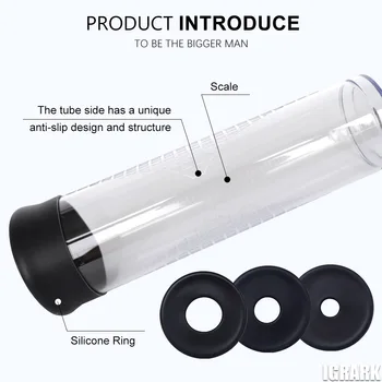 Male Penis Pump Vacuum Pump For Men Manual Penis Extender Enhancer Male Masturbator Penile Trainer Tool Adult Sex Toys for Men 6