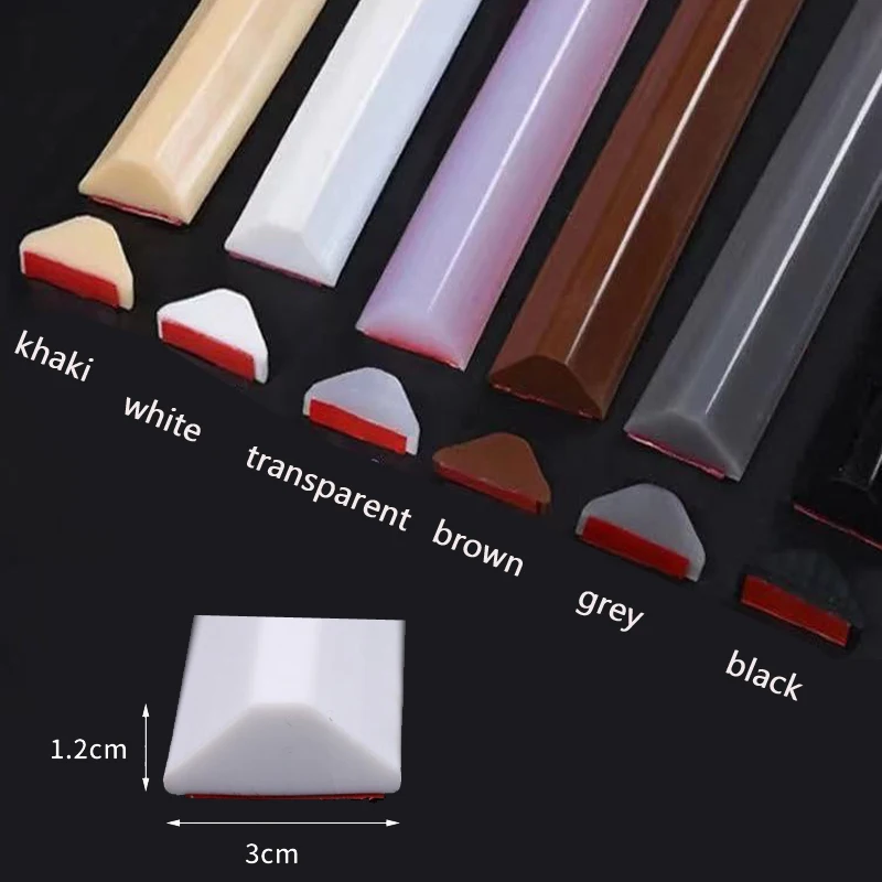 

Water Barrier Stopper Kitchen Border Countertop Sink Strip Self-adhesive Bathroom Floor And Kitchen Sealing Tape Retain Bar