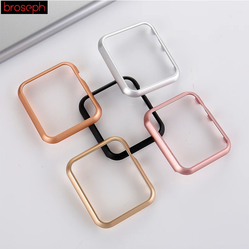 

Metal Protective Frame for Apple Watch 4 Case 44mm 40mm Watch Case Cover for iwatch Series 3 2 1 38mm 42mm Watch Bumper