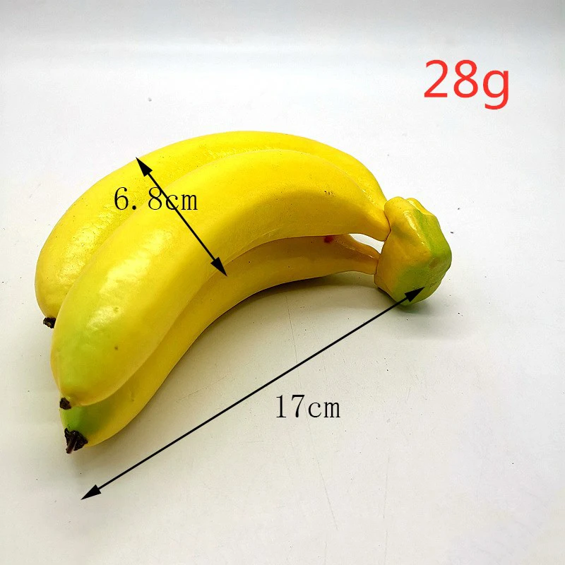 Имитация банана искусственная модель фотография Реквизит банан струна поддельные фрукты Раннее детство образование Реквизит фотография - Цвет: 3banana