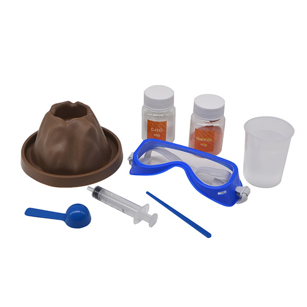  Volcano Eruption Kits DIY Science Experiment Educational Kids Toy Teaching Aids Physical Chemical E - 4000390216255