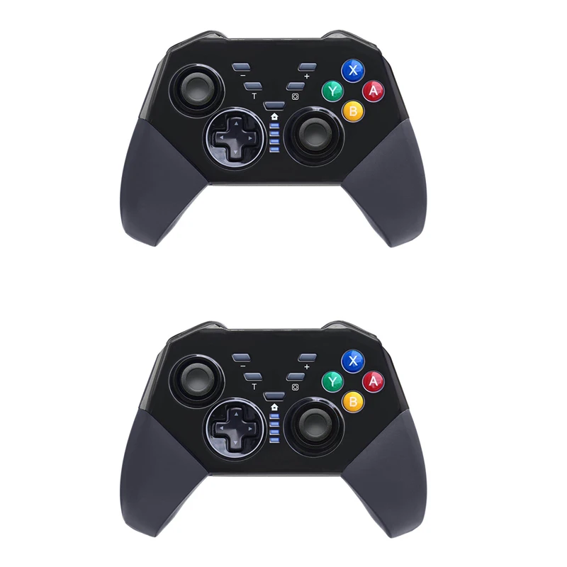1/2 шт. беспроводной Bluetooth для Nintendo Switch Pro консоль для ПК ТВ коробка удаленный джойстик ДЖОЙСТИК Джойстик Геймпад Джойстик - Цвет: 2 pcs black