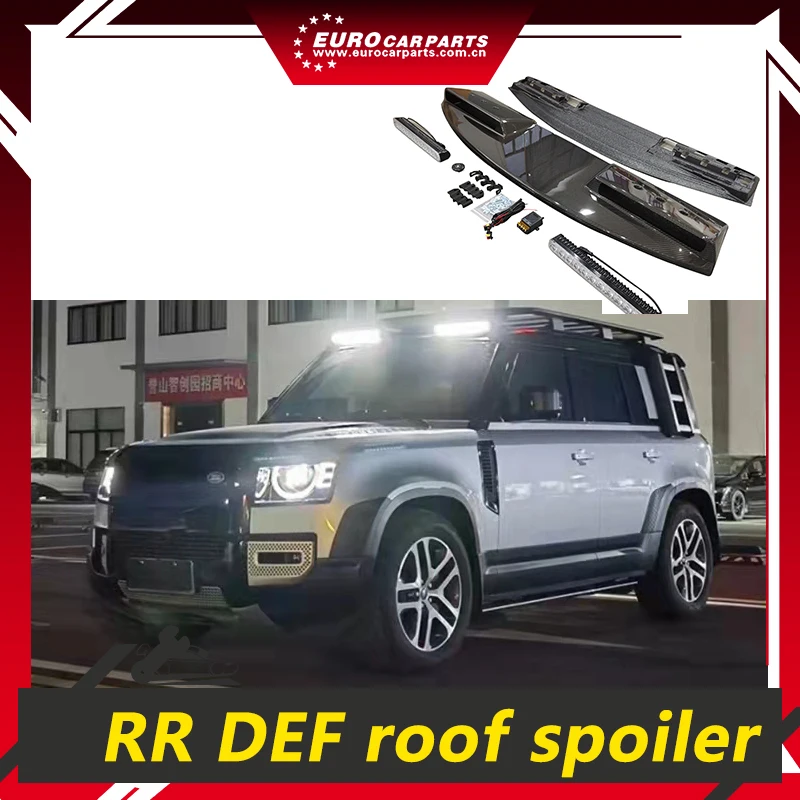 

Задний спойлер RR def из сухого углеродного волокна, подходит для RR, детали кузова автомобиля для Rr, защитный передний спойлер на крышу автомобиля