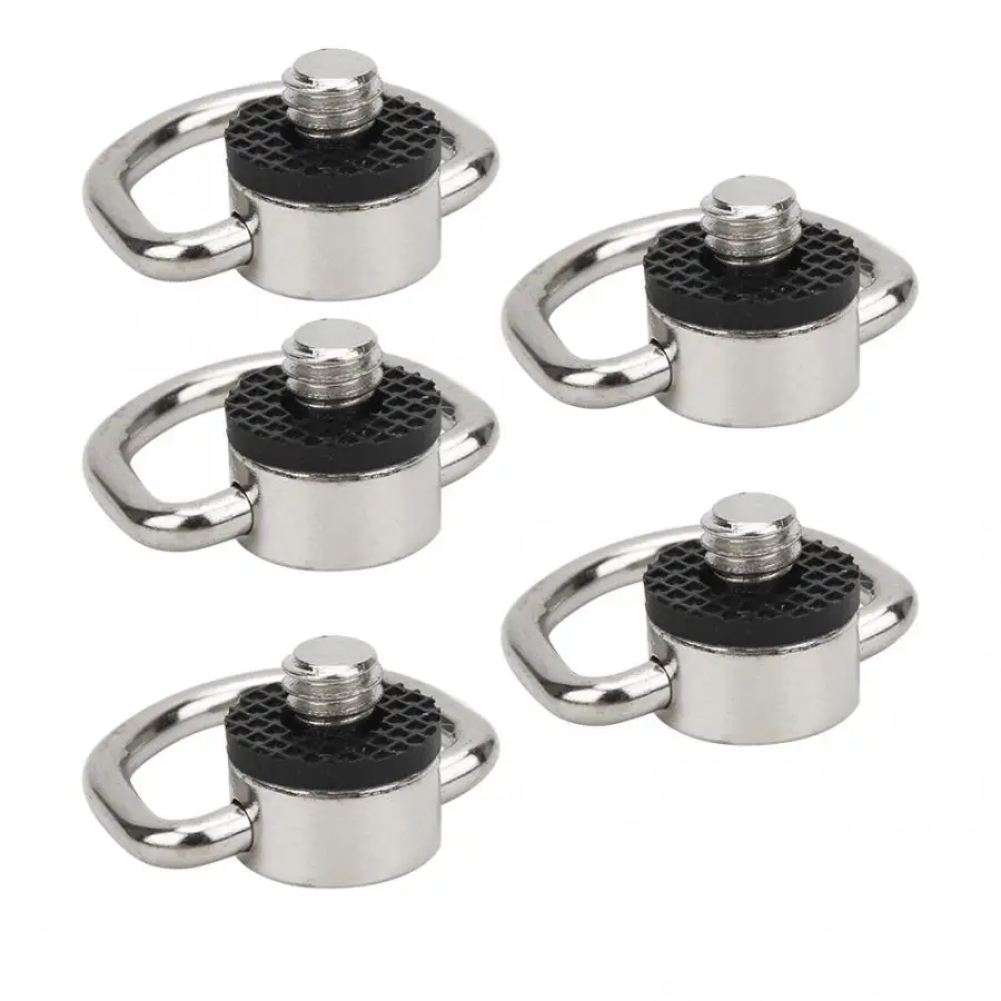 5 шт./компл. 1/4 дюймов d-типа винт Камера Quick Release Plate фиксированный Поддержка защита аксессуары для Камера оборудование