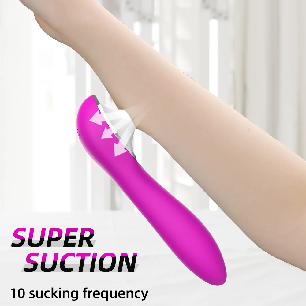 Dingye 7 Intensidades Boquete Vibrador de Sucção para Mulheres  