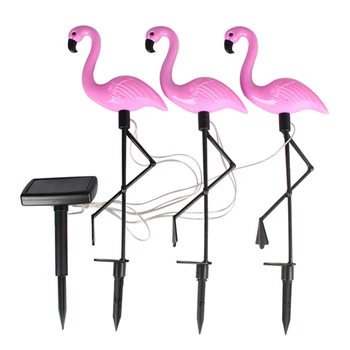 

1/3pcs LED Solar Garden Light Flamingo Lawn Lamp Waterproof Solar LED Lights Outdoor For Pathway Yard Decorative Lighting