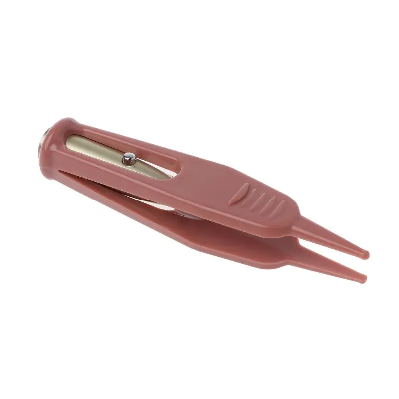 Baby Flashlight Dig Booger Clip Infants Clean Ear Nose Navel Visible Safety Tweezers Safe Forceps Cleaning Supplies nose cleaning tweezers nasal tweezer cleaning tweezers