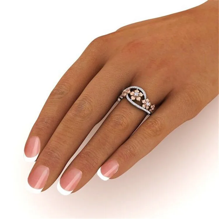Kopen 925 Sliver Bloemvorm Diamanten Ring voor Vrouwen Luxe Anillos Bruiloft Bizuteria Topaz Gemstone S925 Sliver Sieraden Ring met Doos