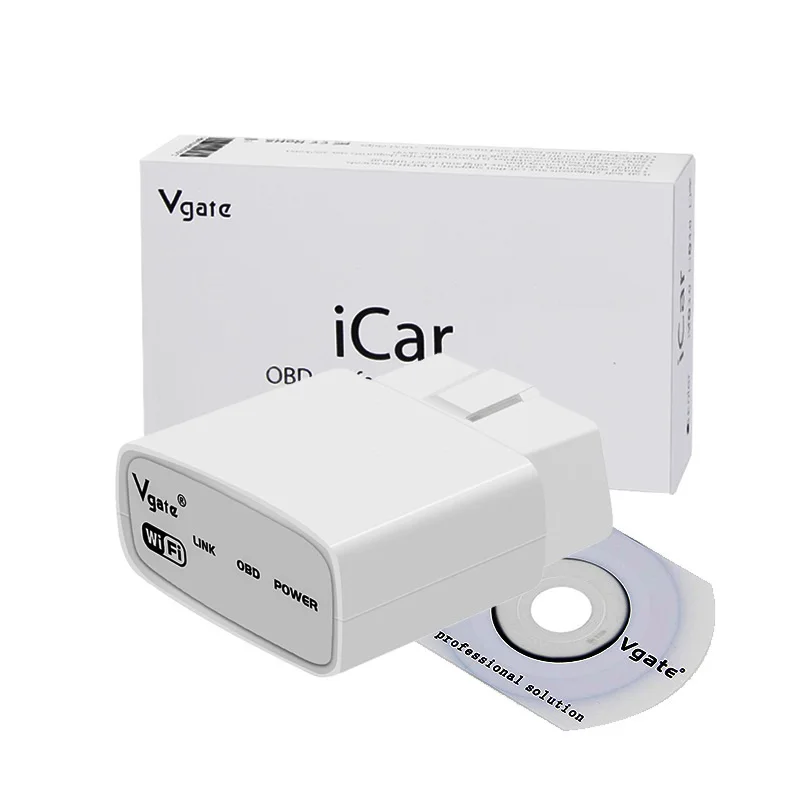 Vgate iCar wifi elm327 OBD2 авто Бортовая Система диагностики Автомобильный сканер кода для Android IOS и Windows Инструменты диагностики автомобиля