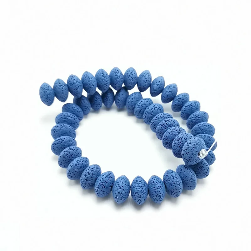 Натуральный вулканический камень Beads5X8/10x15 мм многоцветный вулканический камень свободные бусины для DIY Ожерелье Браслеты Серьги Изготовление ювелирных изделий - Цвет: 3