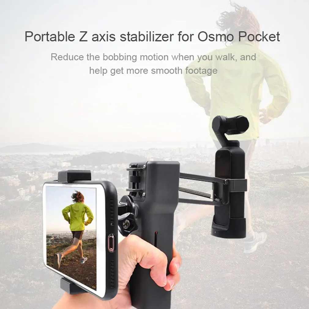 4 оси Z-осевой стабилизатор для камеры DJI OSMO карман для смартфона Gimbal кронштейн для амортизатора расширения стенд Поддержка держатель