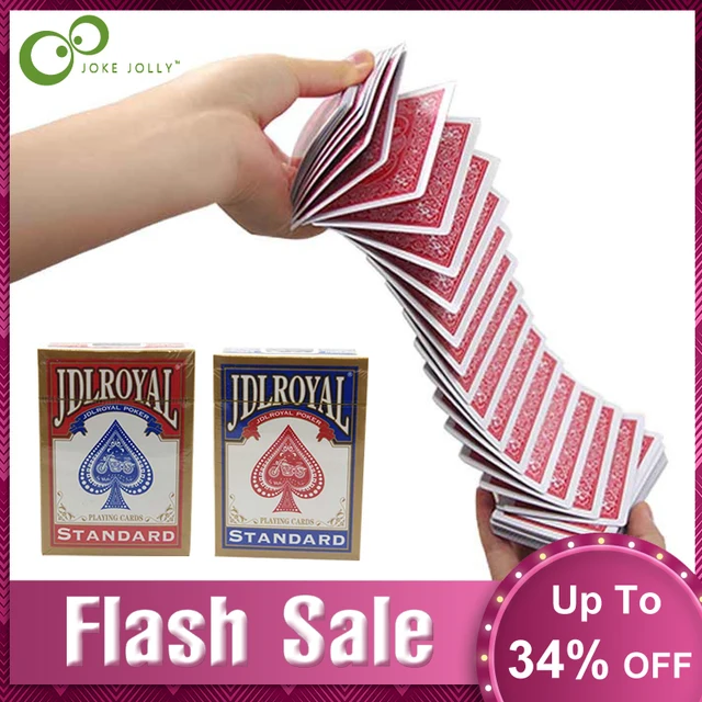 Magic Electric Deck (Connection by Invisible Thread) of Cards Prank Trick Prop Gag Poker Acrobatics Waterfall Card Props GYH 2