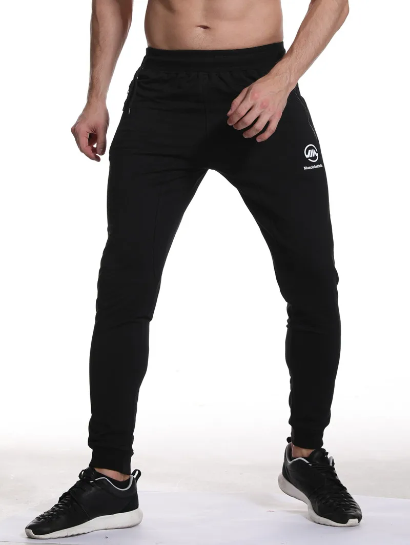 Черные брюки мужские хлопковые осенние Pantalon Lin Homme узкие брюки повседневные серые спортивные брюки модные спортивные мужские Длинные Фитнес-джоггеры
