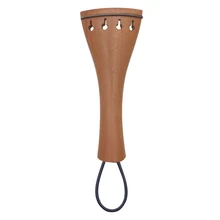 

4/4-3/4 Violin Tailpiece Jujube Wood Violin Fine Tuner Fiddle Replacement Parts Stringed Instrument Accessories With Tail Rope