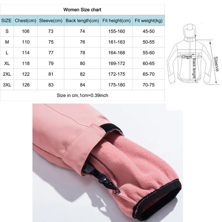 AD037 ski jacket women