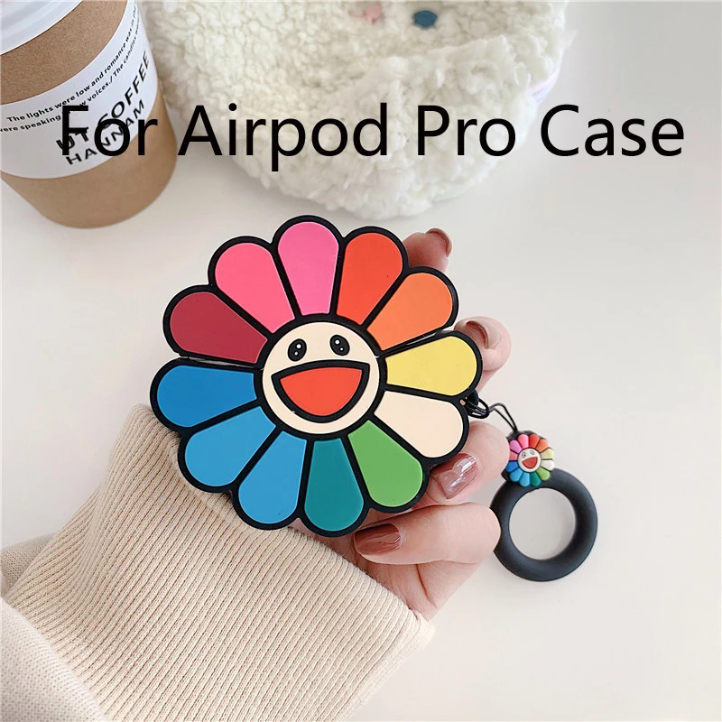 Силиконовый чехол с подсолнухами для Apple Airpods 3 2 1, чехол, чехлы для наушников для Airpods Pro, чехол s Для Air Pod Pro, чехол 3D - Цвет: KL47-forAirpodsPro