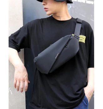 

Casual Fanny Pack Banane Sac Chest Bag Waist Bag Men's Women Purse Male Belt Bag Banana Bags Zipper Phone Holder Fashion Bum Bag