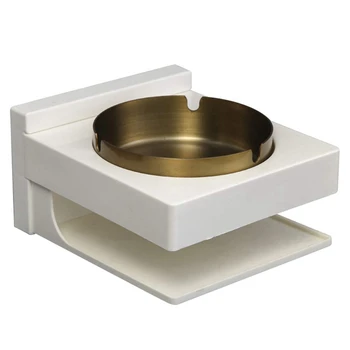 

Wall Mounted Ashtray Outside Pub Garden Office Smoking Box Tray Cigaret Suitable for the Side Of the Wash Basin,The Side Of the
