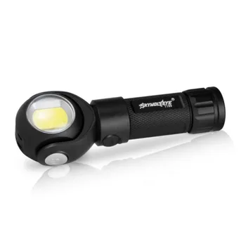 

USB Rechargerable COB LED Flashlight Rotate Lamp Head 7 Modes Magnetic Torch Waterproof T6 Lantern Use 18650 26650 AAA Battery