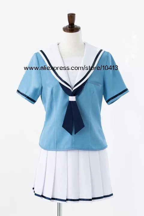 

Japanese Hot Anime BanG Dream! cosplay TOYAMA Kasumi/HANAZONO Tae/YAMABUKI Saya cos JK School uniforms girls Sailor clothes