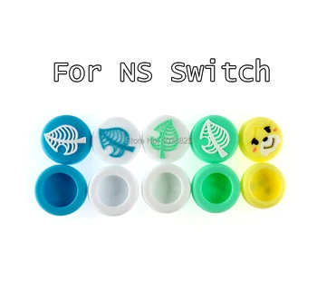 

50pcs Silicone Cute Cartoon Analog Thumb Button Caps for NS Switch / Switch Lite Console Joystick Controller Sticks Cover