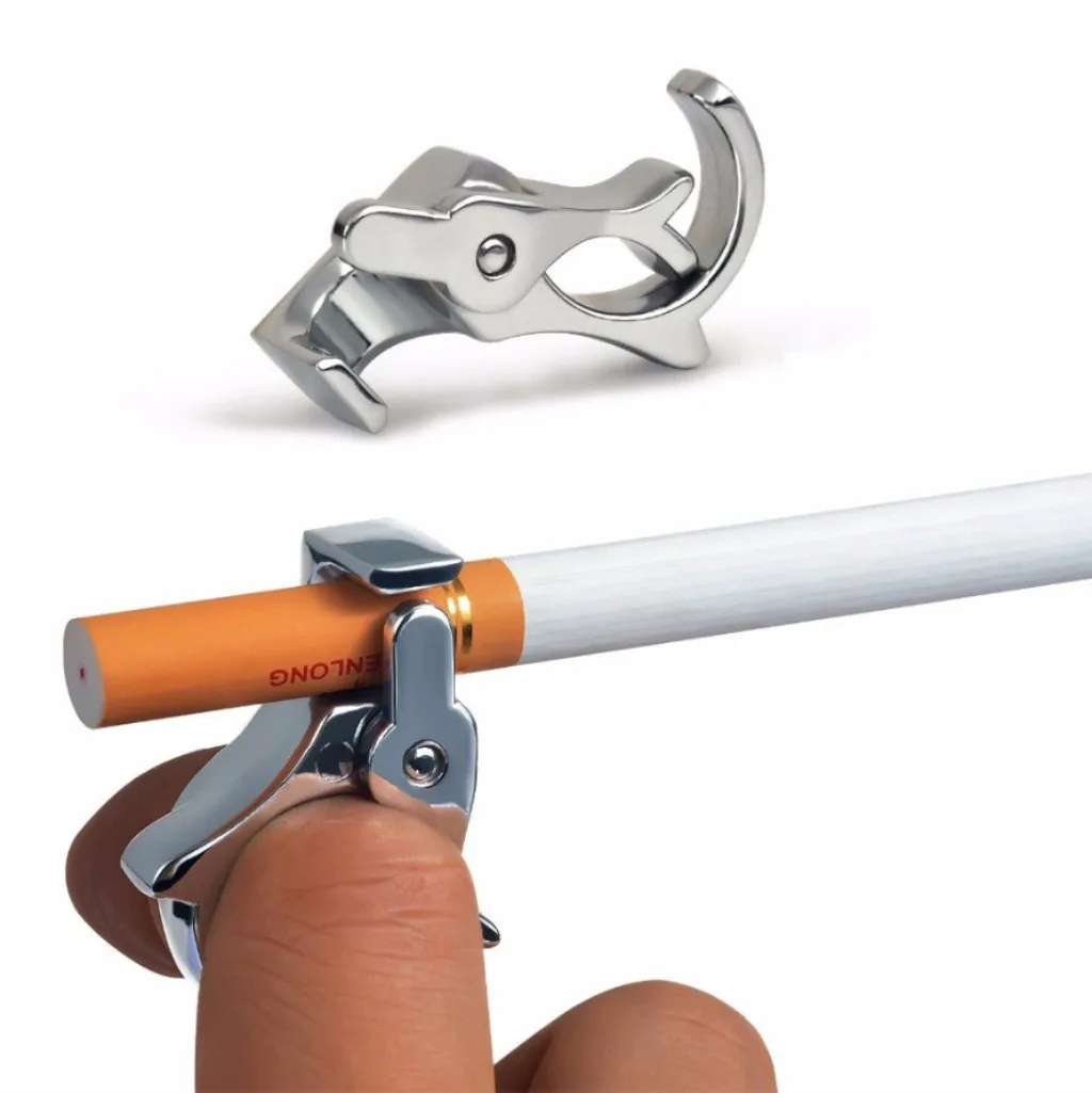 Free Hands Lazy Man Smoking Games Accessories Ring Cigarette Rack Controller Stand Ergonomic Smoke Clip | Электроника