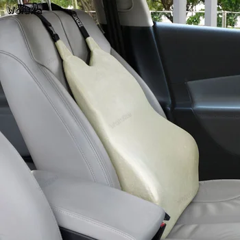 

lumbar support car-seat-support memory foam comfortable waist rest protection car accessory four seasons CD50 Q05