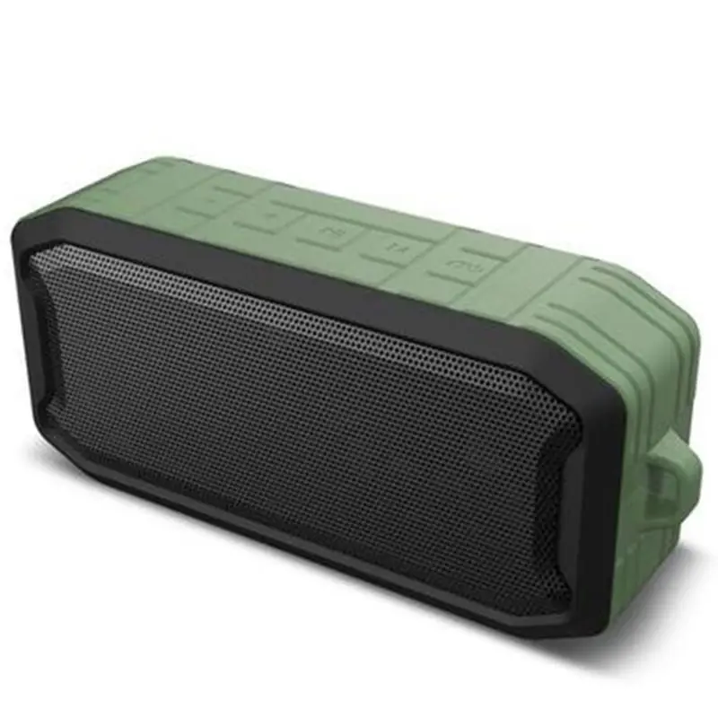 Green Открытый Портативный Водонепроницаемый IPX7 динамик беспроводной Bluetooth 5,0 TWS сабвуфер Громкий динамик для дома Бассейн Пляж катание на лодках Пешие прогулки - Цвет: Green