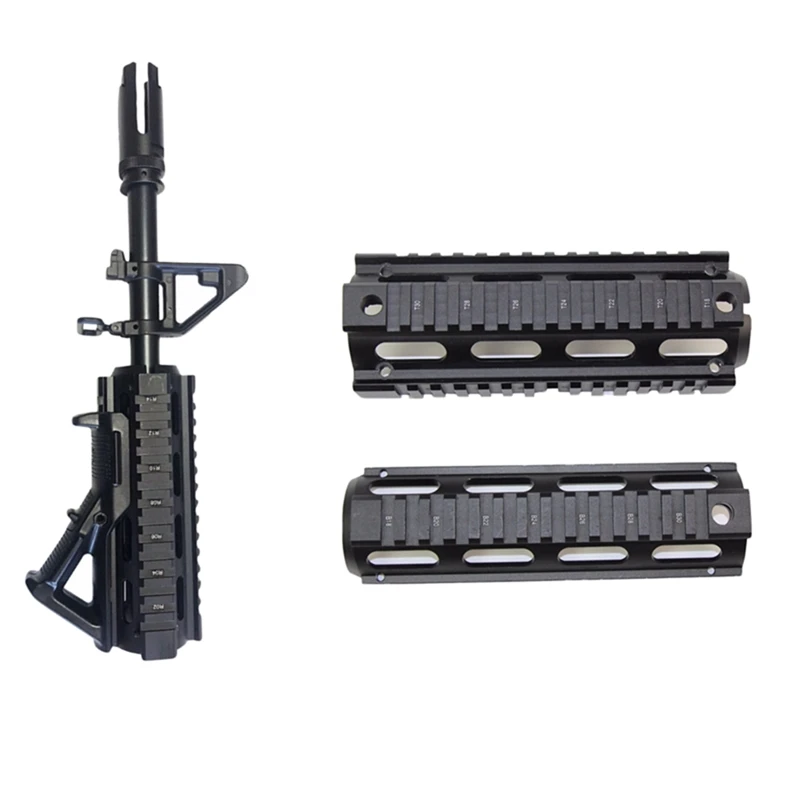 6,7 дюймов винтовка Quad Rail Handguard тактическое снаряжение карабин Вивер Пикатинни для страйкбола AR-15 M4 стрельба принадлежности для охоты