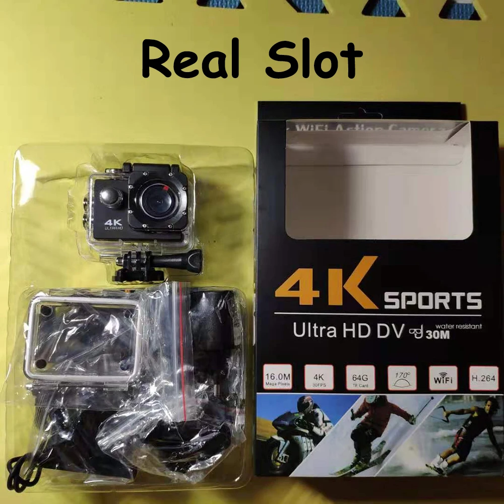 Спортивная Экшн-камера Ultra 4K 30FPS wifi 1080P 16Mega 2 дюйма DV Водонепроницаемая wifi камера видеокамера 170 градусов широкий угол