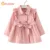 Babyinstar New Spring Girls clothe Двубортный Тренч Верхняя Одежда Модная Куртка Детская Одежда Детский женский Наряд пальто для девочек