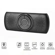 T826 автомобильный комплект громкой связи беспроводной автомобильный спикерфон Tf музыкальный mp3-плеер подключение Колонка для телефонов солнцезащитный козырек клип динамик телефон