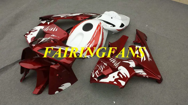Инжекторный комплект для HONDA CBR600RR F5 05 06 CBR 600 RR CBR 600 RR CBR 600 2005 2006 красные, белые Обтекатели Кузов+ подарки HG27