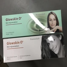 Коллаген Омоложение кожи и осветление Glowskin O+ гель для ухода за кожей и пузырьковый продукт Glowskin O+ набор зеленый и белый