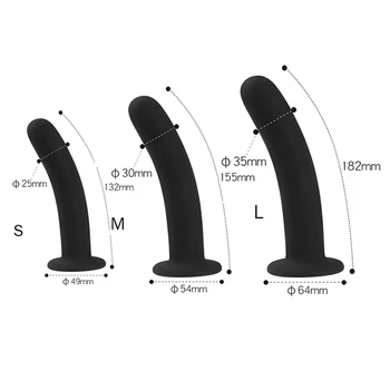 silicone big anal butt plug dilator penis dildo buttplug analplug prosate massager adult sexy toys for men and women sexshop 2